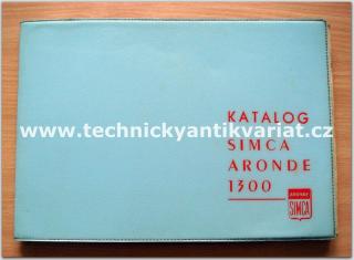 Simca Aronde 1300 de Luxe (katalog náhradních dílů)