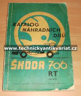 Škoda 706 RT Valník (katalog náhradních dílů)