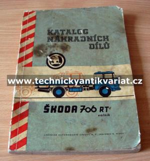 Škoda 706 RT Valník (katalog náhradních díů)