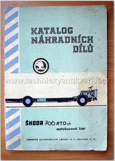 Škoda 706 RTOch (katalog náhradních dílů)