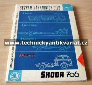 Škoda 706 RTTN (katalog náhradních dílů)