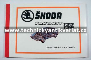 Škoda Favorit (Ersatzteil Katalog)