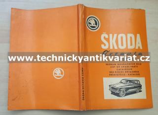 Škoda Octavia Combi - seznam náhradních dílů (1967)