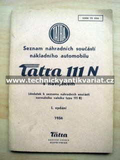 Tatra 111N s navijákem (seznam náhradních součástí)