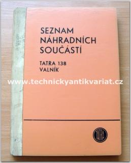 Tatra 138 valník (seznam náhradních dílů)