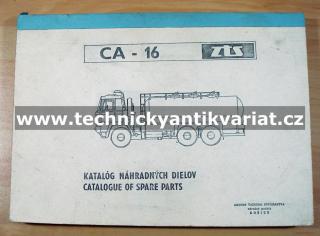 Tatra CA16 Cisterna (Katalog náhradních dílů)