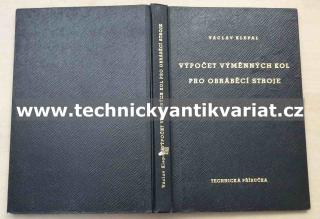 Výpočet výměnných kol pro obráběcí stroje - Václav Klepal (1948)