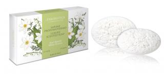 Erboristica dárkové balení dekorační parfémované mýdlo s vůní bílých květů 2x150 g