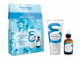 Erboristica Hyaluronová hydratační a revitalizační péče – tělový krém 150 ml, pleťové sérum 30 ml