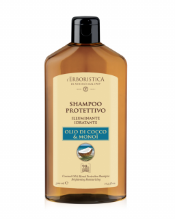 Erboristica Šampon hydratační a rozzařující s kokosovým olejem a monoi 300 ml