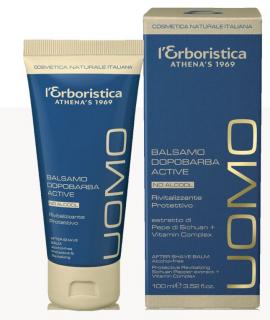 Erboristica Uomo Active Sprchový gel a šampon pro muže povzbuzujícím kofeinem 200 ml