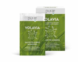 Purae Volavia tělové ubrousky proti komárům bio 12x3 ml