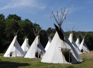 Indiánské Týpí (Tee-pee, Tepee) 4m, stanovka Ba 360g/m2