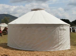 Plachty pro jurtu, 185cm, Ø 5m 420g (185cm - Jurta Ø 5m Jurta 4m 420g)
