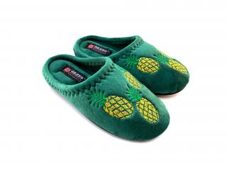 Dámské papuče GEZER ANANAS - zelená Velikost: 37