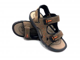 Dámské sandály Texbase - tmavě hnědé Velikost: 37