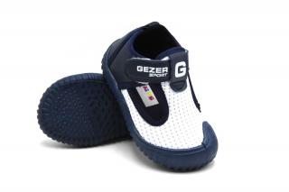 Dětské papuče GEZER - tm.modro-bílé Velikost: 22