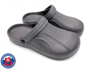 Pánské clogsy plné FLAMEshoes F-006 tmavě šedá Velikost: 41