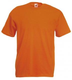 Pánské tričko Fruit of the Loom oranžové Velikost: XL