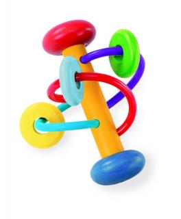 Swirl - dřevěná barevná kudrlinka (Manhattan Toy)