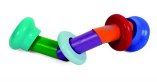 Woogle - barevné chrastítko (Manhattan Toy)