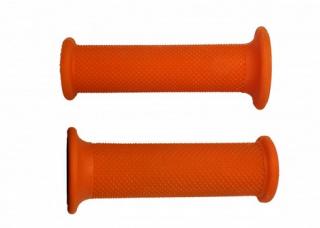 Gripy ACCOSSATO ROAD  (22/24 mm) MEDIUM (pár) Barva: oranžová, Provedení: bez otvoru