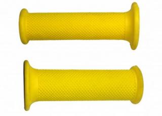 Gripy ACCOSSATO ROAD  (22/24 mm) MEDIUM (pár) Barva: žlutá, Provedení: bez otvoru