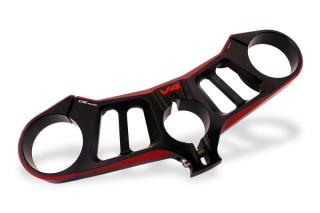 Horní brýle BICOLOR CNC Racing pro Ducati Panigale V4 Barva: černo-červená