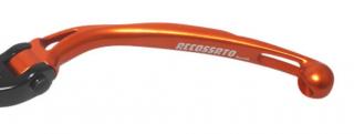 Koncová část kloubové spojkové páčky ACCOSSATO pro ACCOSSATO/BREMBO pumpy (NE pro OEM) Barva: oranžová, Délka páčky: krátká