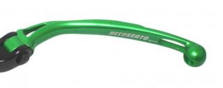 Koncová část kloubové spojkové páčky ACCOSSATO pro ACCOSSATO/BREMBO pumpy (NE pro OEM) Barva: zelená, Délka páčky: dlouhá