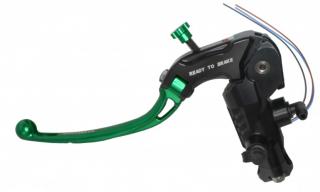 Radiální spojková pumpa ACCOSSATO  Ready to brake  16x16 Barva: zelená, Délka páčky: krátká, Typ páčky: RST