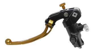 Radiální spojková pumpa kovaná ACCOSSATO BLACK EDITION PRS 16x15-16-17 Barva páčky: zlatá, Provedení: s krátkou páčkou