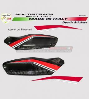Sada polepů blástrů VULTURBIKE pro Ducati Multistrada 950/S, 1260/S , V2, ENDURO