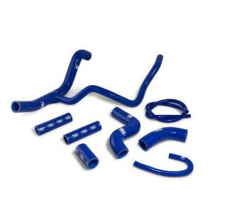 Silikonové hadice chladicího systému SAMCO pro Aprilia V4 Tuono 1000 2011 - 2015 - 8 kusů Barva: modrá