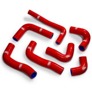 Silikonové hadice chladicího systému SAMCO pro Beta 350 RR EFI 2014 - 2017 - 7 kusů Barva: červená