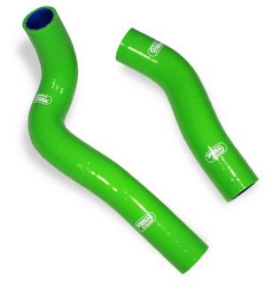 Silikonové hadice chladicího systému SAMCO pro Kawasaki Ninja 400 2018 - 2023 - 2 kusy Barva: zelená