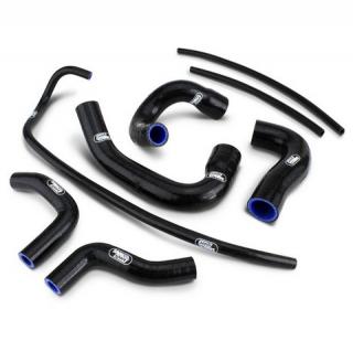 Silikonové hadice chladicího systému SAMCO pro YAMAHA XSR 900 2022-2023 - 8 kusů Barva: černá