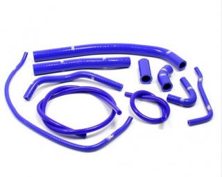 Silikonové hadice chladicího systému SAMCO pro YAMAHA Yamaha TMax 530 - 10 kusů Barva: modrá
