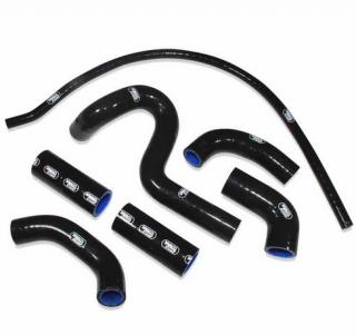 Silikonové hadice chladícího systému SAMCO Sport pro Ducati 749 S 2003 - 2007 & 999 S 2003 - 2004- 7 kusů Barva: černá
