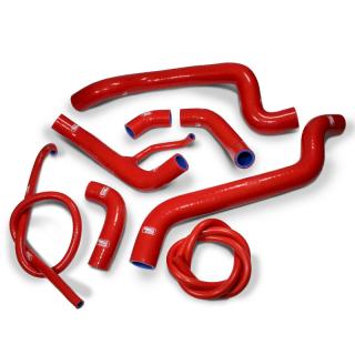 Silikonové hadice chladícího systému SAMCO Sport pro Ducati 848/1098/1198 2007/2014 - 8 kusů Barva: červená