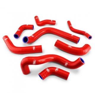 Silikonové hadice chladícího systému SAMCO Sport pro Ducati 996 R Testastretta 2001/2002 - 8 kusů Barva: červená