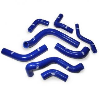 Silikonové hadice chladícího systému SAMCO Sport pro Ducati 996 R Testastretta 2001/2002 - 8 kusů Barva: modrá