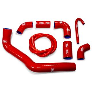 Silikonové hadice chladícího systému SAMCO Sport pro Ducati Panigale V4/S 2018-2023 - 8 kusů Barva: červená