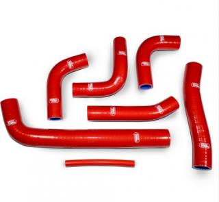 Silikonové hadice chladícího systému SAMCO Sport pro Ducati ST3 / ST3 S 2004 - 2007 - 7 kusů Barva: červená