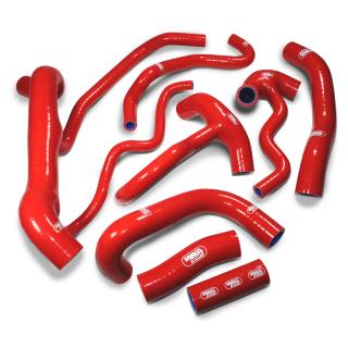 Silikonové hadice chladícího systému SAMCO Sport pro Ducati Streetfighter 848/1098/S 2009 - 2015 - 8 kusů Barva: černá
