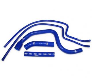 Silikonové hadice chladícího systému SAMCO Sport pro Triumph Speed Triple 1050 2011 - 2015 - 5 kusů Barva: modrá