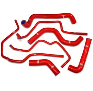 Silikonové hadice chladícího systému SAMCO SPORT Triumph Street Triple 765 S/R/RS/ MOTO 2  2017 - 2024 - 7 kusů Barva: černá