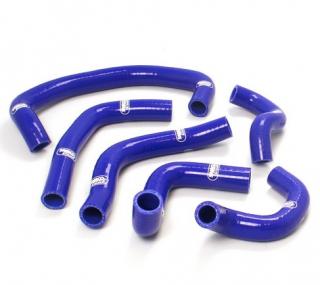 Silikonové hadice chladicího systému SAMCO Suzuki GSX-R 400 1990 - 1995 - 6 kusů Barva: modrá