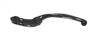 Spojková páčka ACCOSSATO radiální kloubová pro ACCOSSATO/BREMBO pumpy (NE pro OEM) Barva: černá, Délka páčky: krátká, Rozteč (vzdálenost): 19 mm