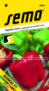 Paprika SASKIA F1 rychlení, pole